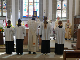 Feierlicher Gründungsgottesdienst der Pfarrei St. Heimerad (Foto: Karl-Franz Thiede)